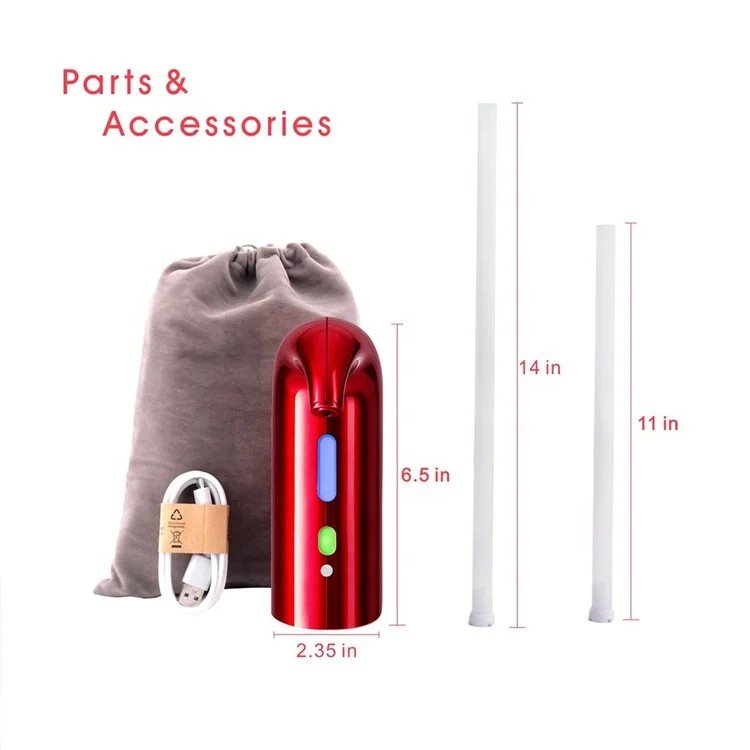 Electric quick wine aerator pourer smart automatic filter wine dispenser