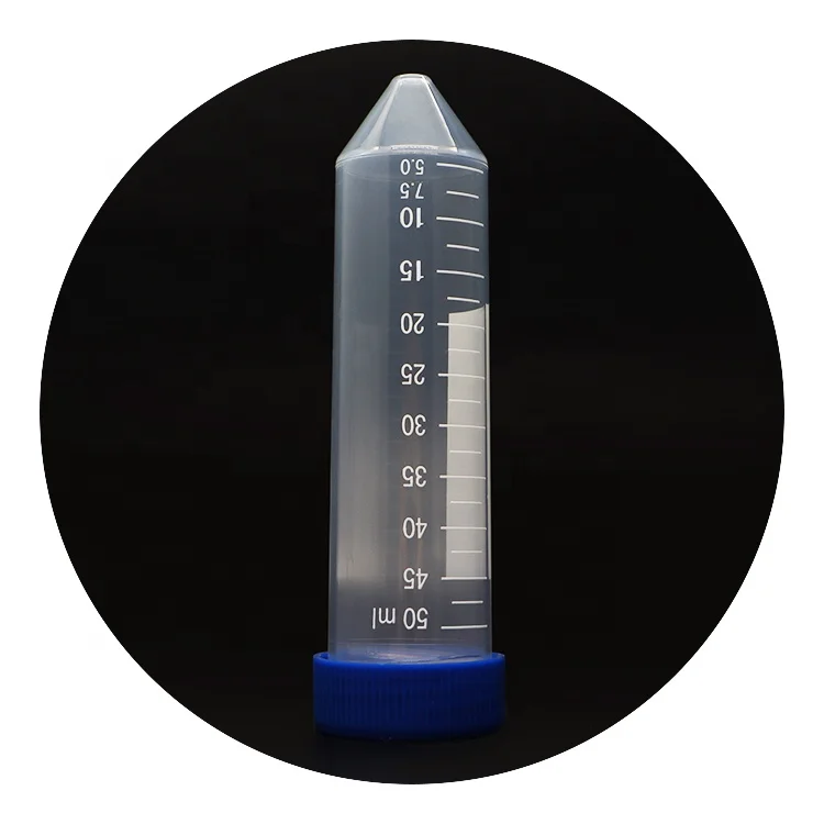 Пластиковая центрифужная трубка Trummed 50 мл стерильная герметичные винтовые колпачки центрифужных