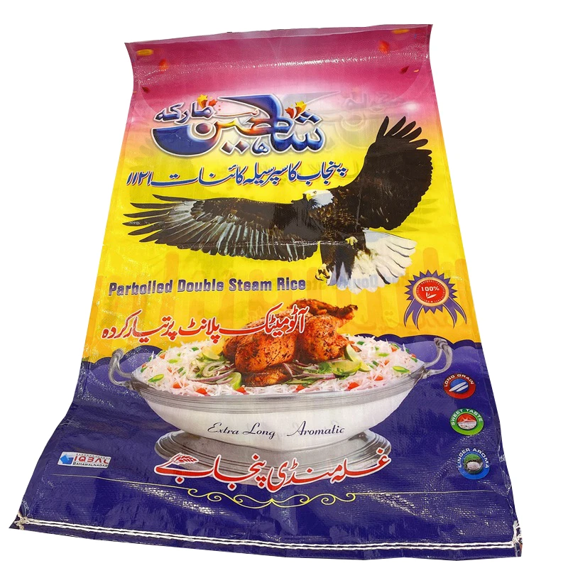 Polypropylene Rice bag 25kg supplier Rice sacks 100 kg Heat Seal Moisture Proof AGRICULTURE sack