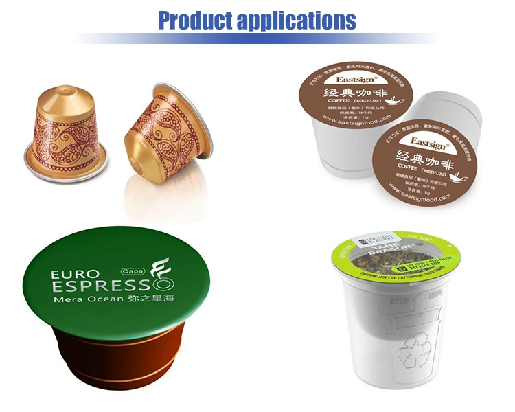 Automatic nespresso/k-cup coffee filling sealing machine , yogurt cup packing machine, hummus filling and sealing machine