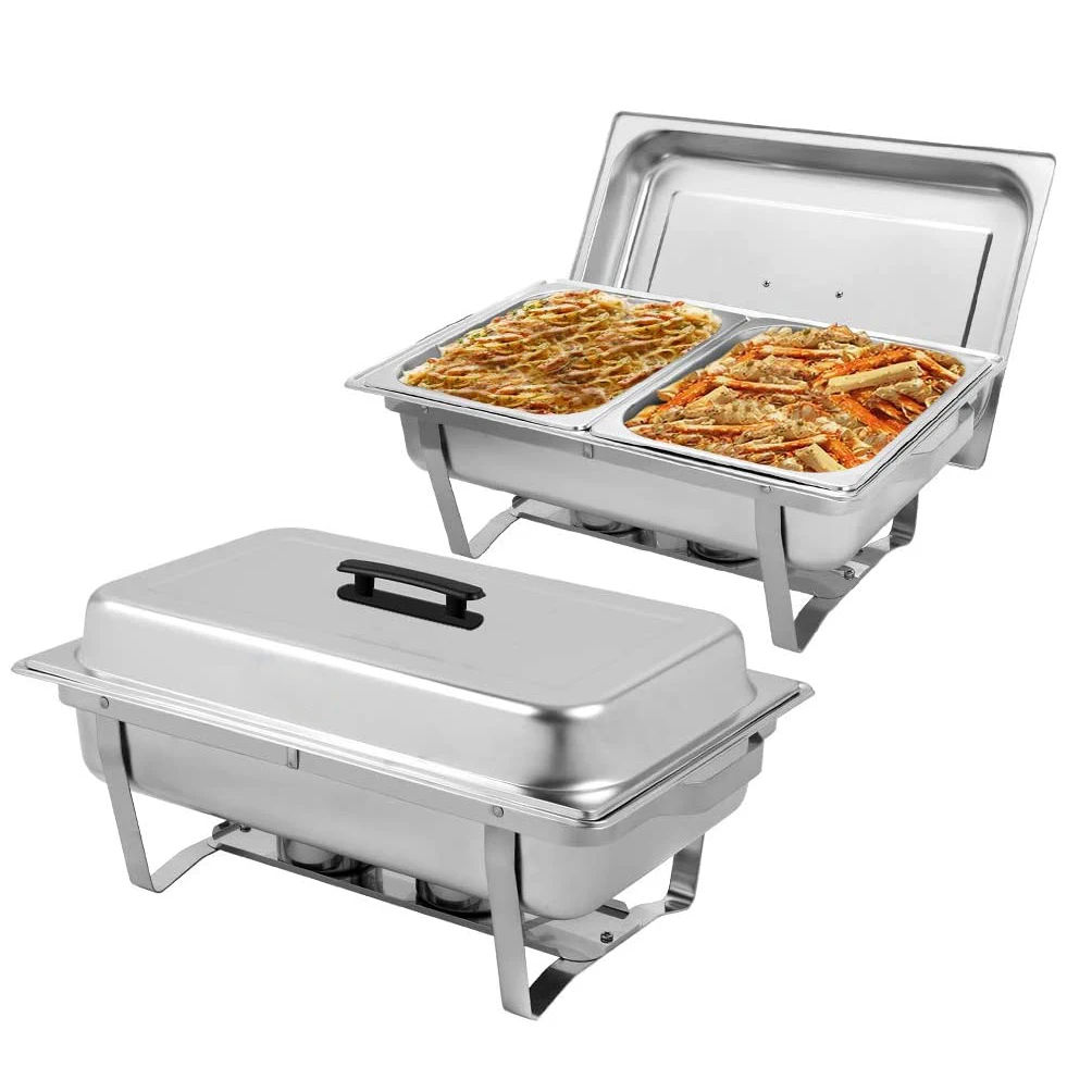 Индийская тарелка из нержавеющей стали с горелкой