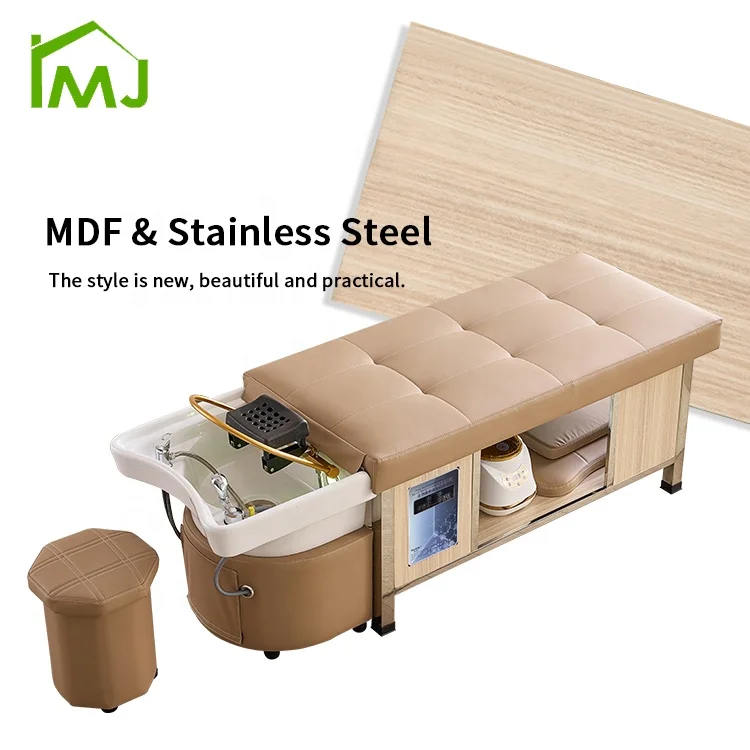 New arrival Salon hair washing thai massage table head spa Shampoo Bed