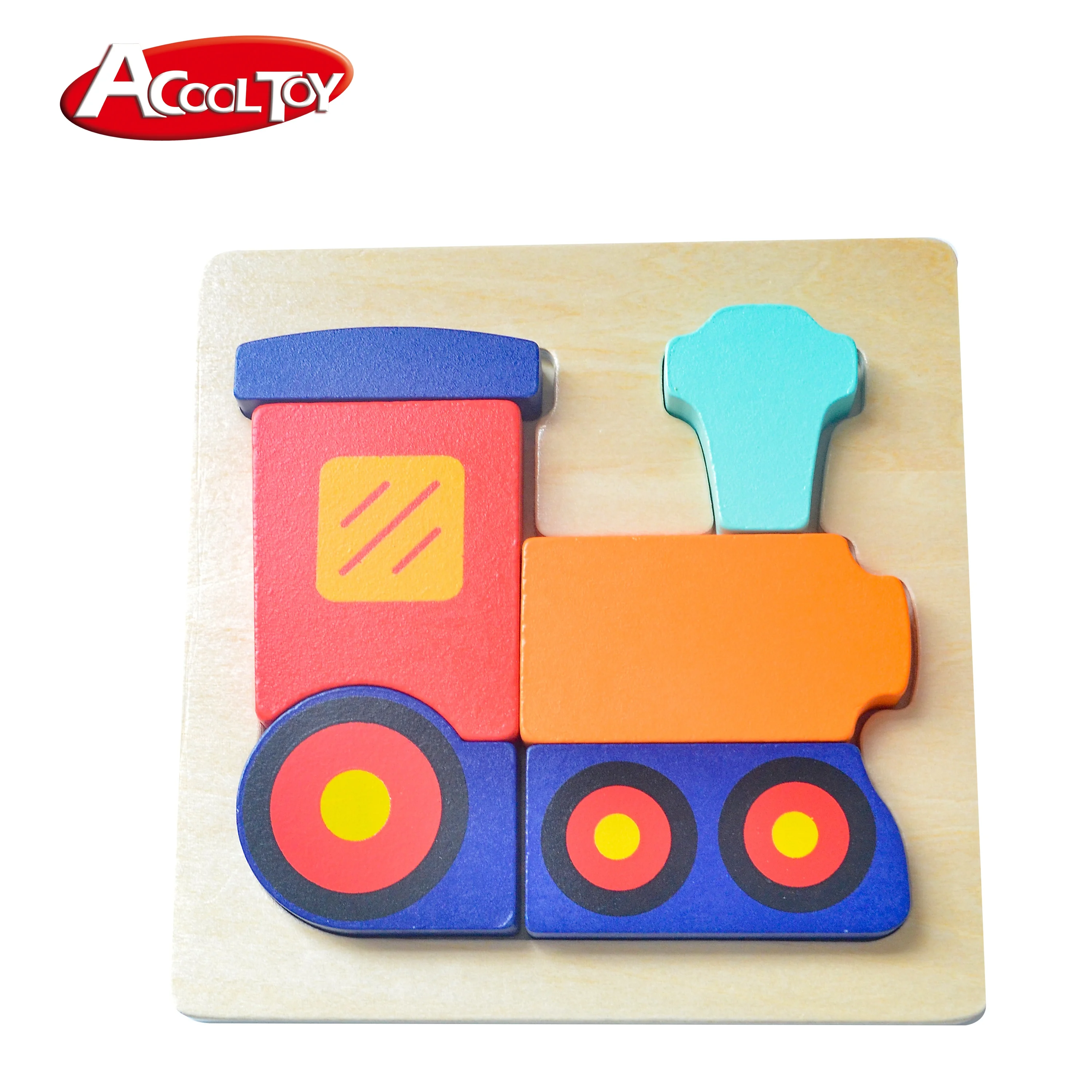 2022 Baby Puzzle Wooden Educational Toys Learning Small Puzzle Zhejiang for Kids Animal Puzzle 3D Unisex Plywood, MDF 20pcs 18m+