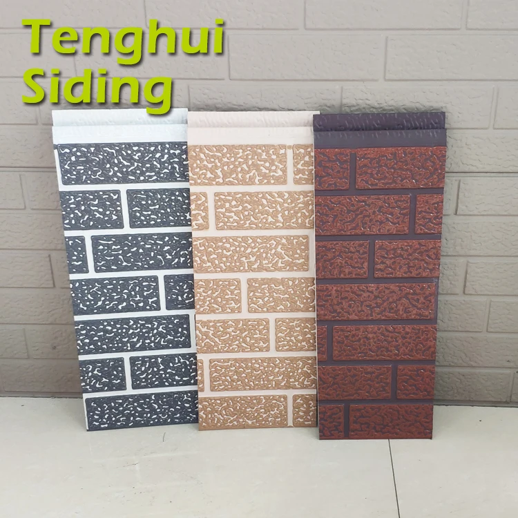 Tenghui Siding Insulated Metal Panels Prehab House Metal Wall Panels Metal Exterior Wall Panels