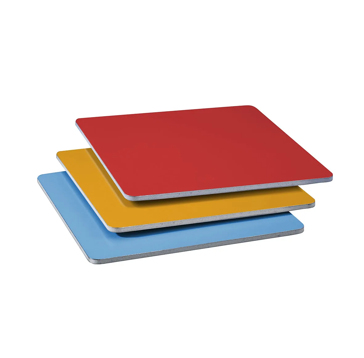 Factory wholesale More solid color ACP PVDF aluminum composite panel facade material curtain wall panel natural color pure color