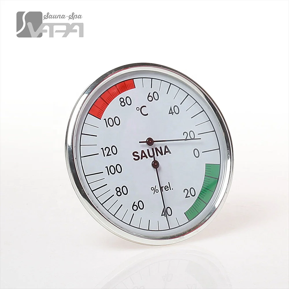 Vapasauna Direct manufacturer High Quality  Plastic Thermometer meter DIA.12*2CM sauna kits