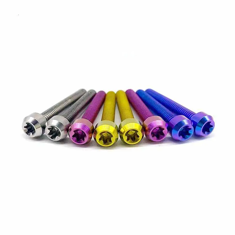 titanium bolt M5*18 hexagon socket head with washer GR5 Ti-6al-4v  titanium screw for bicycle