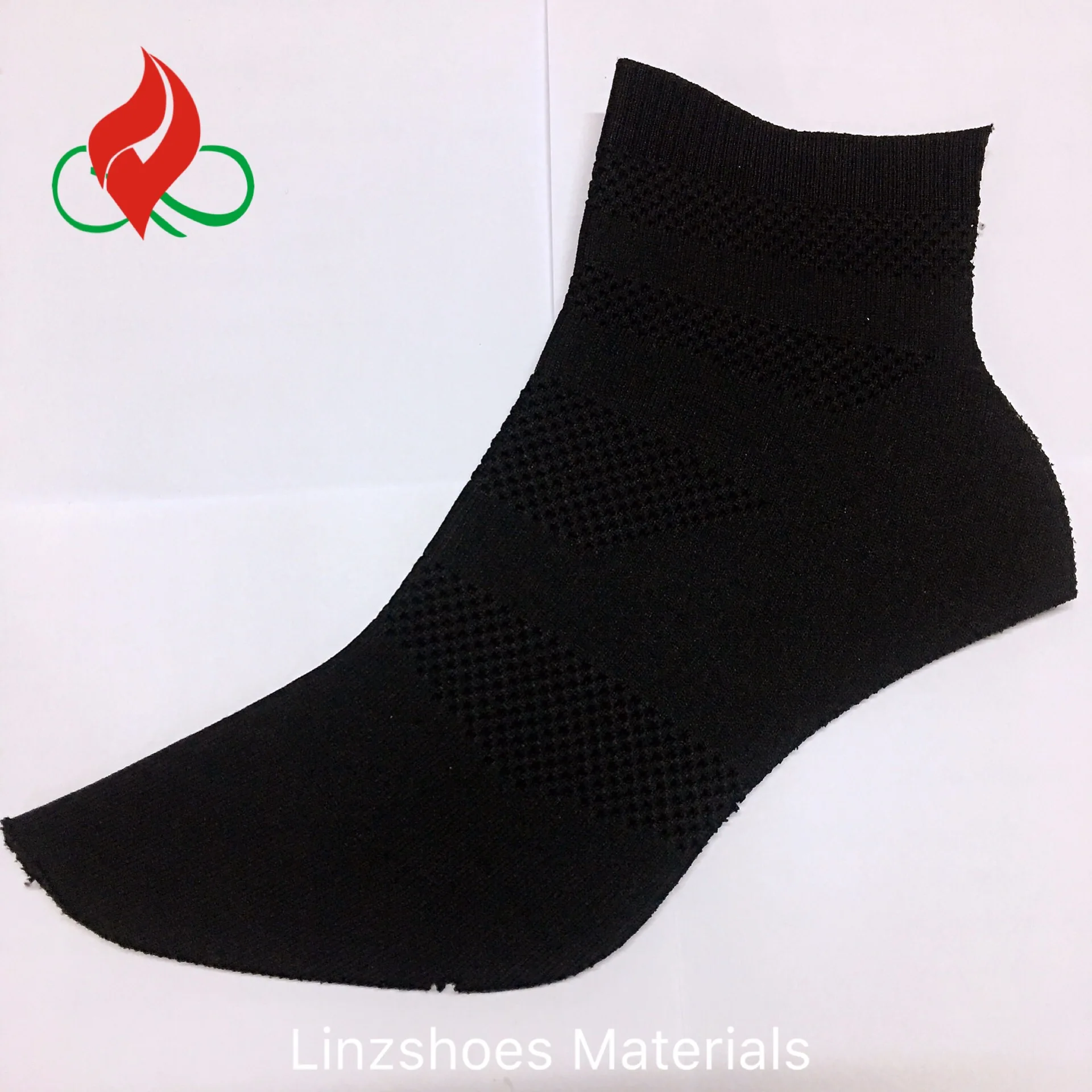  LNZ-F013 Sock3; Черные вязаные носки; Обувь на танкетке; высоком каблуке; Женская