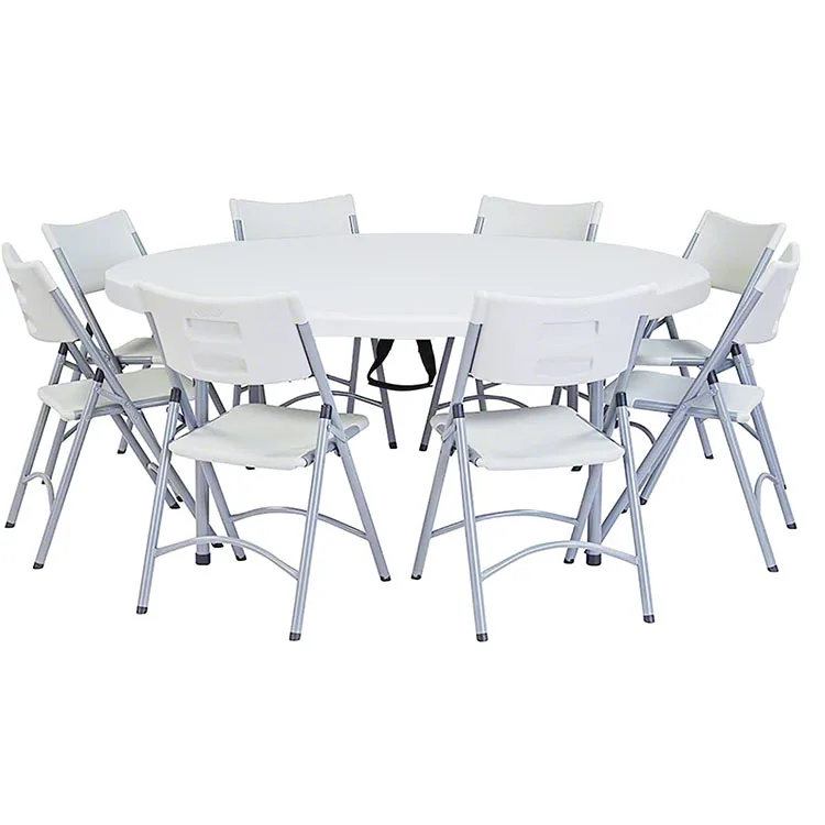 High Quality Luxury Event Outdoor Decoration Use HDPE Round Table For Sale