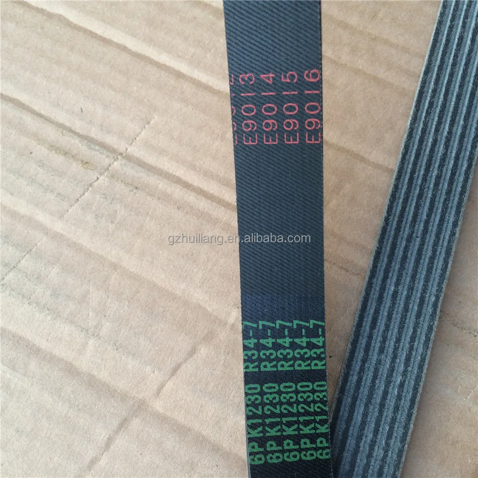 Auto V-Belt Ribbed FAN BELT ALTERNATOR BELT 6PK1230 90916-C2002 STANDARD for TOYOTA AURIS COROLLA ZRE120,ZZE122 ZRE152