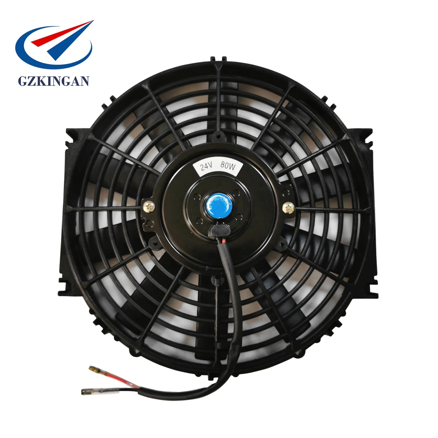 DC 24V and 12V straight blade auto radiator cooling universal fan