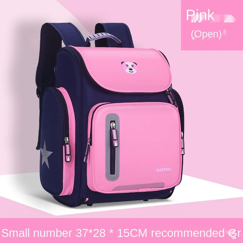 customization primary school boys and girls one-piece folding large capacity Korean style space schoolbag
