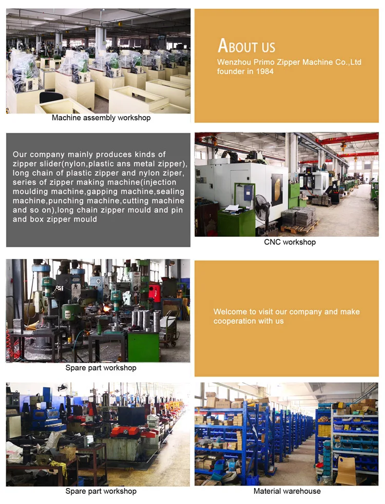 Slider insert machine for nylon zipper