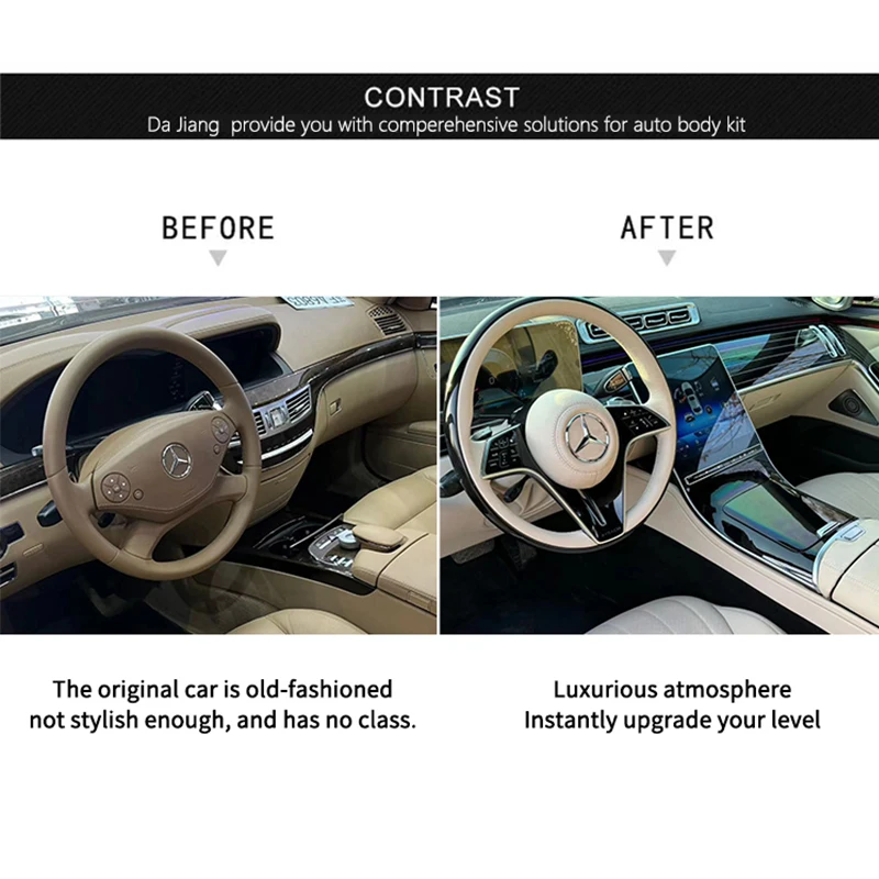 DJZG W221 to W223 upgrade interior kit  for Mercedes-Benz S class