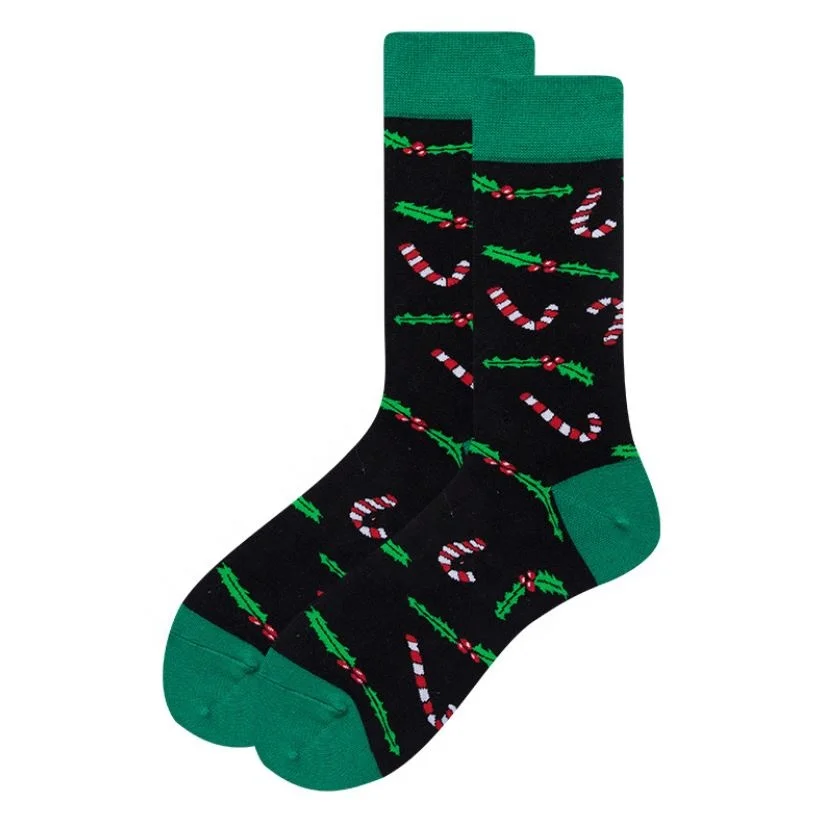 Quentin high quality men cotton happy socks with logo wholesale novelty funny art socks unisex skate fashion cool crazy socks