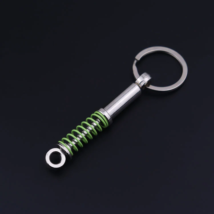 Car Interior key ring chain Spring Car Tuning Parts Shock Absorber Keychain