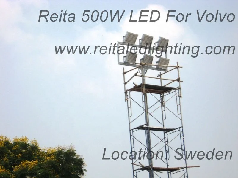 500watt Led Flood Light Flood Lighting Solar Garden Lights 85 Aluminum IP67 China DLC Led Stadium Sports Factory Price Outdoor