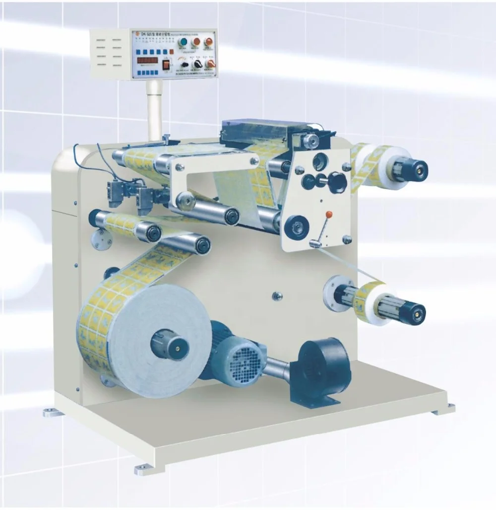 Slitting Rewinder Mini Slitter Rewinder for Label Rolls 100m/min Production Capacity 80m/min 0.15mm 1.5kw 330mm 500mm 18mm