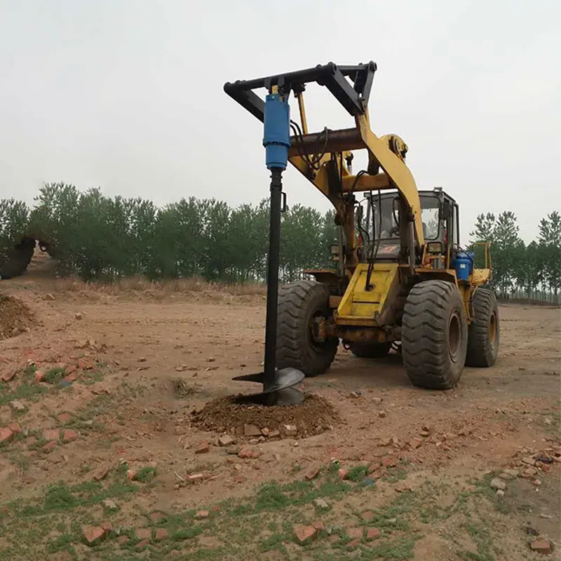 Professional Screw Drive Soil Drill Hydraulic Soil Auger for 17-20 Ton Excavator