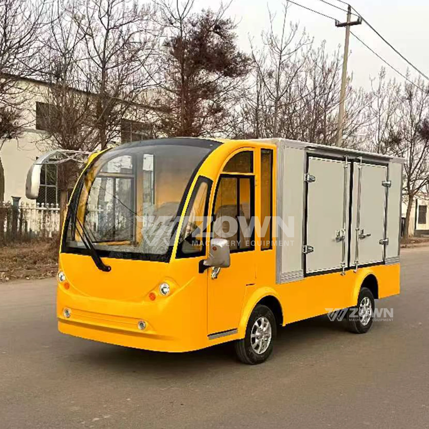 Fully Enclosed Four-Wheel  Electric Car Transport Goods Conveniently and Quickly  Electric Bus