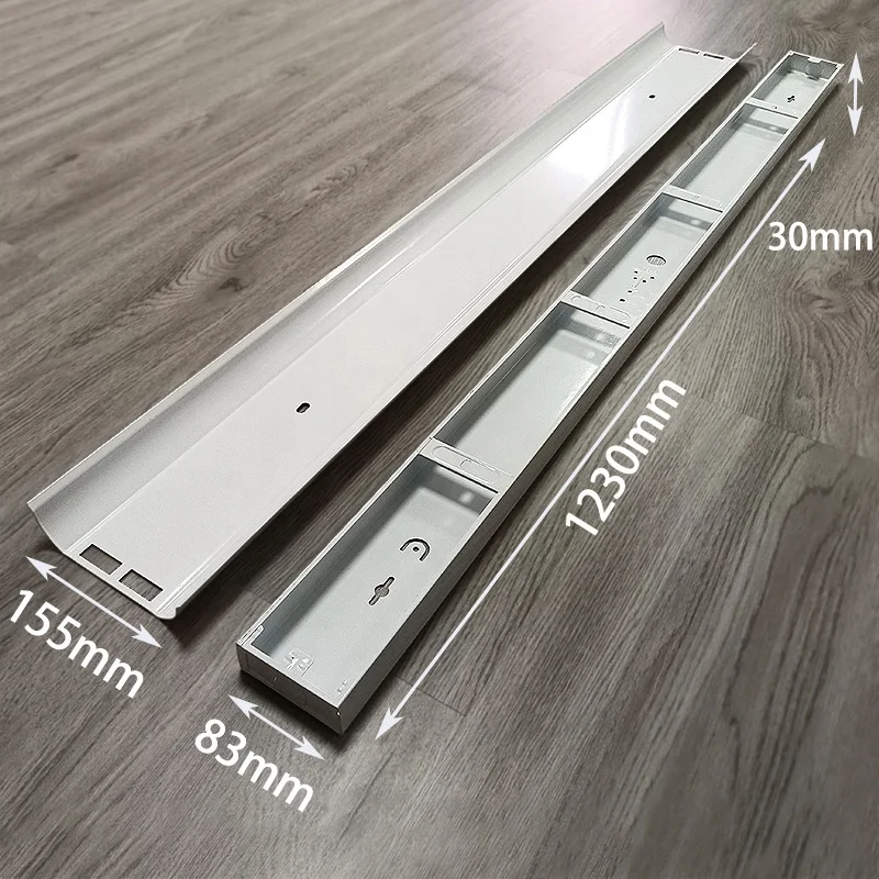 0.6m 1.2m 1.5m led single double tube light fixture 2ft 3ft 4ft G13 holder iron reflector t8 led linear batten light fixture