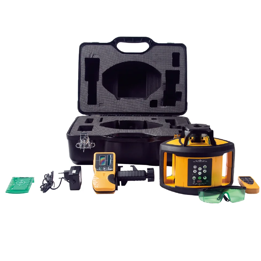 2022 new design double handle rubber cover  Professional  red beam  Rotary Laser