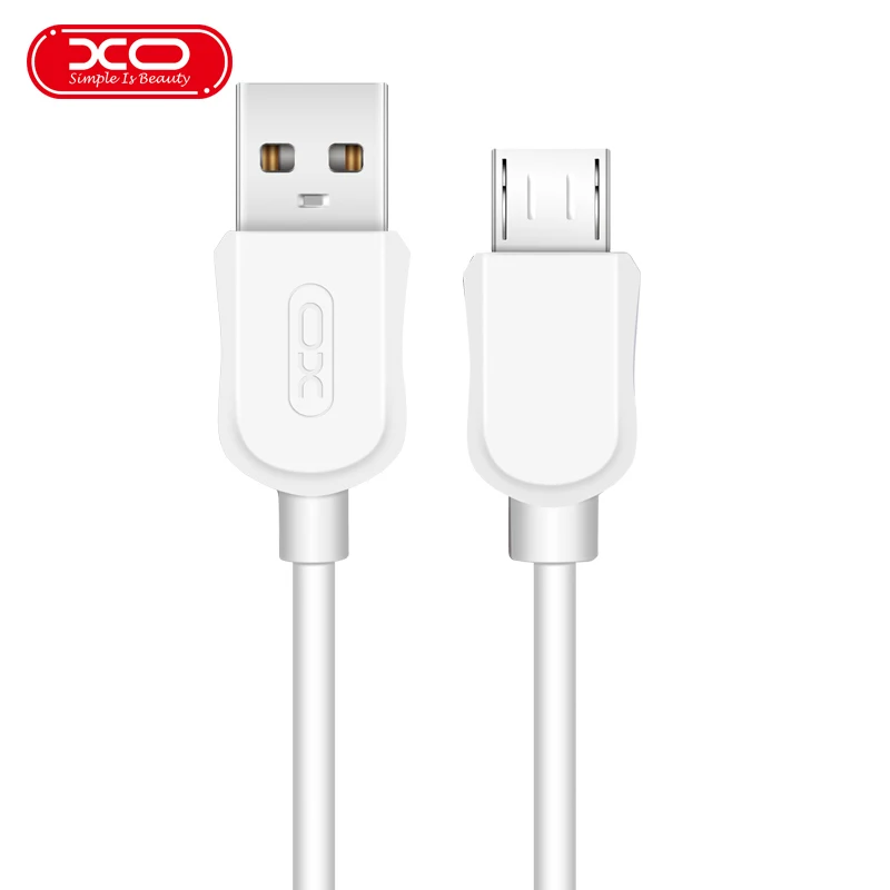 XO NB41 Factory Price  5V Date USB Cable For Mobile Phone Light-ing Micro Type-c Cable Black White