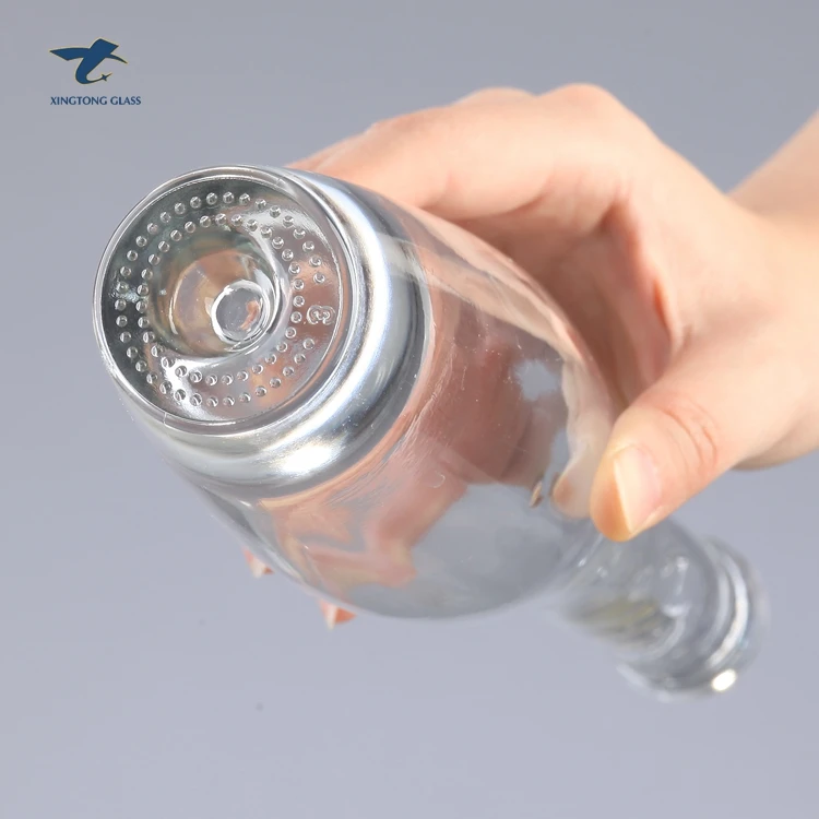 Low Price Good Color Elegant Transparent Empty Olive Oil Glass Bottle For Wooden Corks