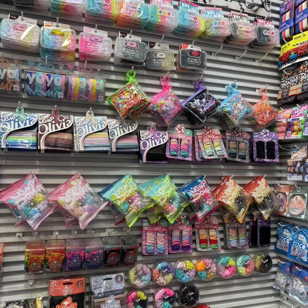 Factory Wholesale All designs best price Candy Multicolor Simple Hair band No Seam Women Girl Rubber band High Stretch Hair Ring