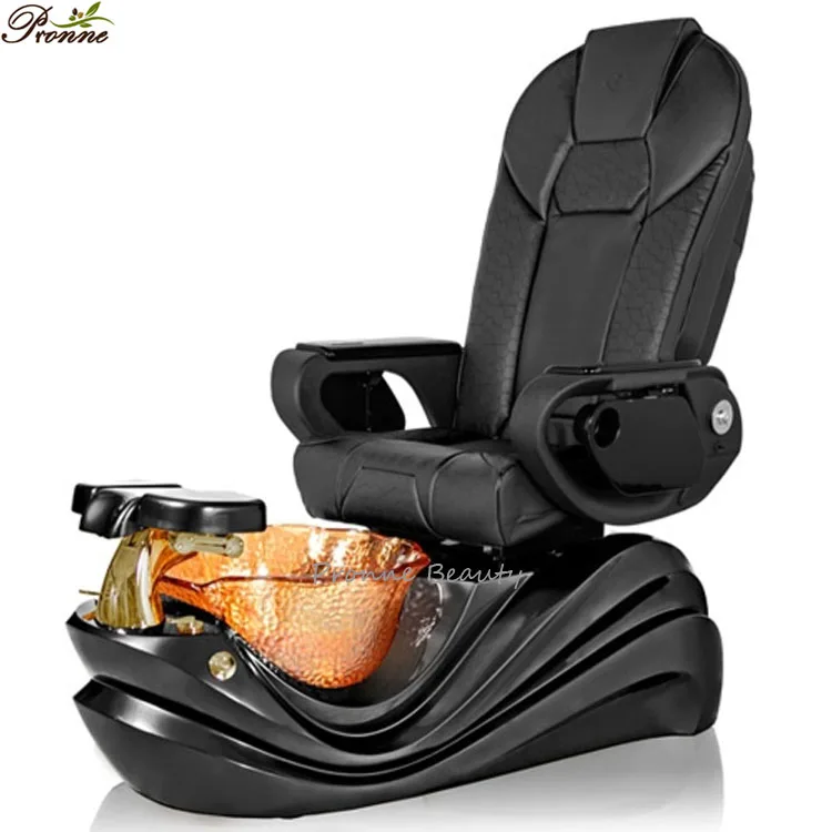 Pronnebeauty Hot selling popular good images royal t4 spa pedicure chairs with soaking basin