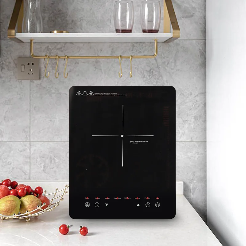 New models Black induction hob 2000W/Knob button Infrared stove single cooktop infrared hot stove