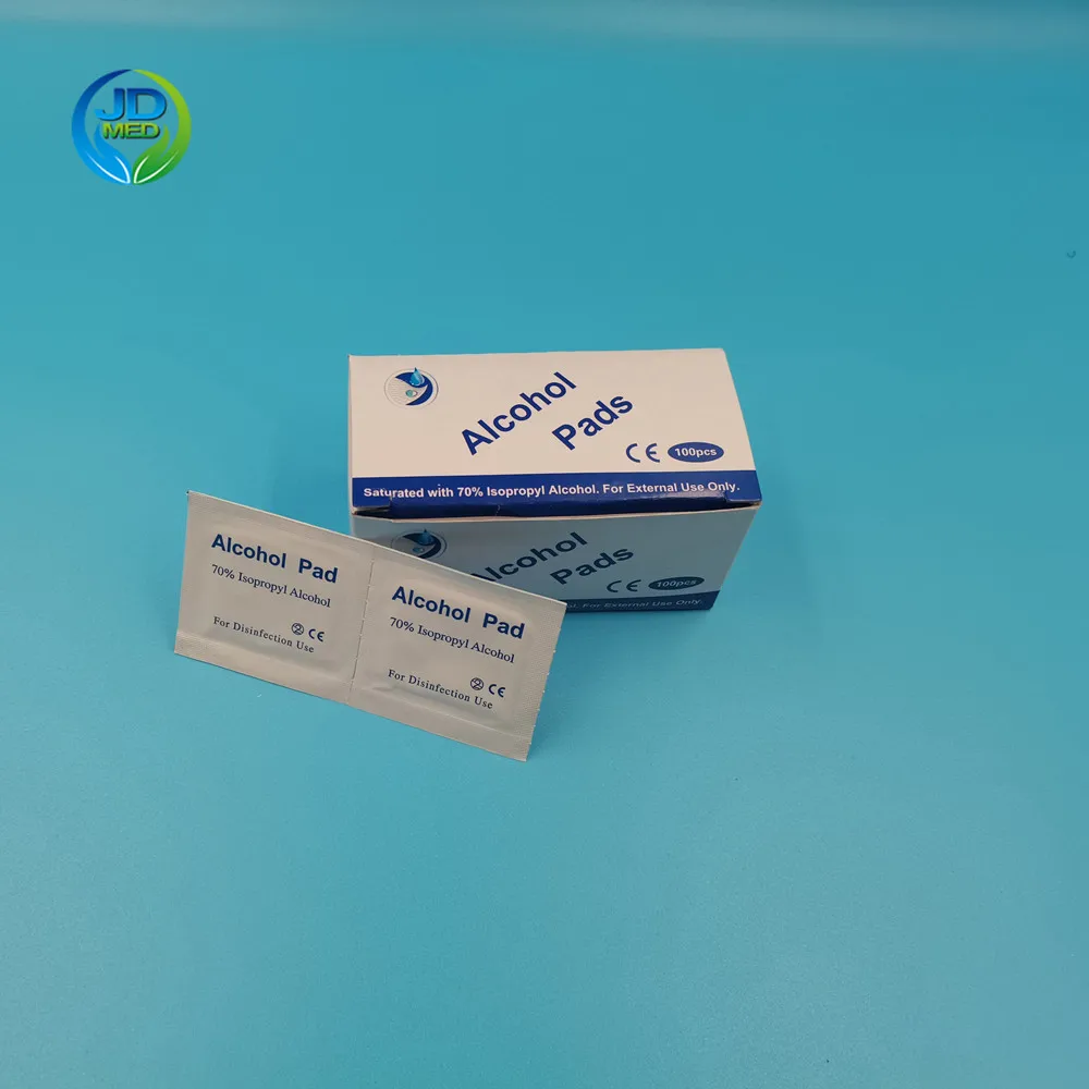 Non-Woven Medical Alcohol Prep Pads OEM Customized Alcohol wipes