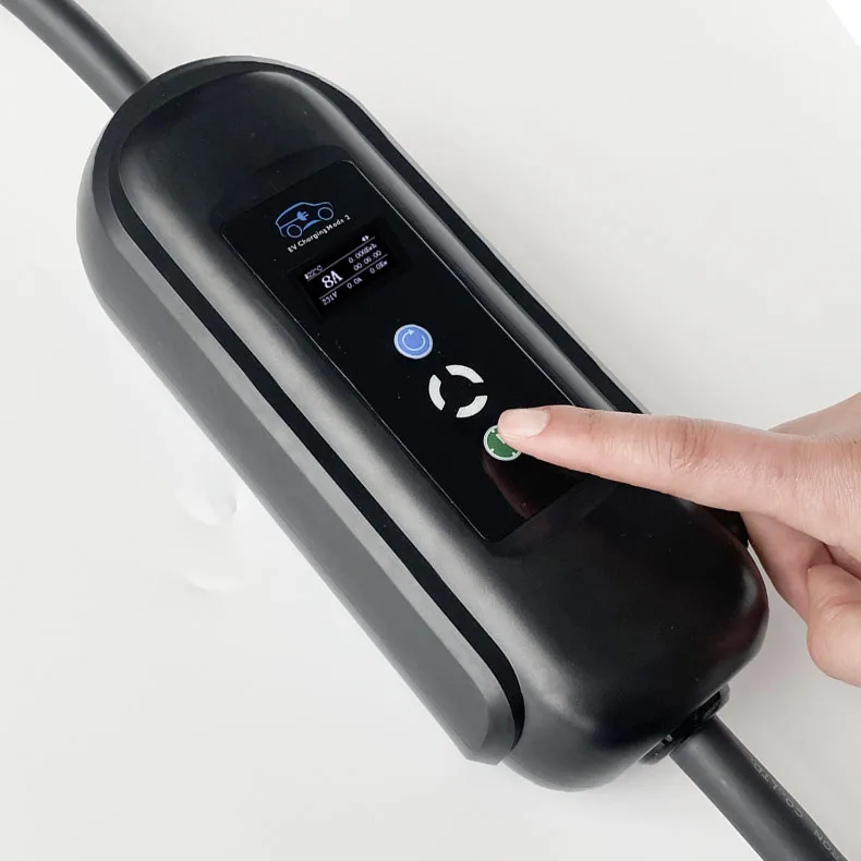 450V AC 11KW  3 Phase 16 Amp  Electric Vehicle Charger Cable With Red CEE For Home Fast Charging