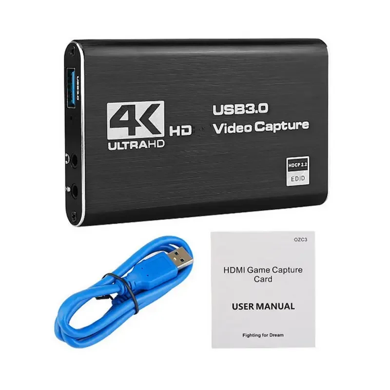 4K 60fps Live HD HDMI к USB 3 0 видеозахвата карты записи захвата для Xbox PS4 Living широковещательное