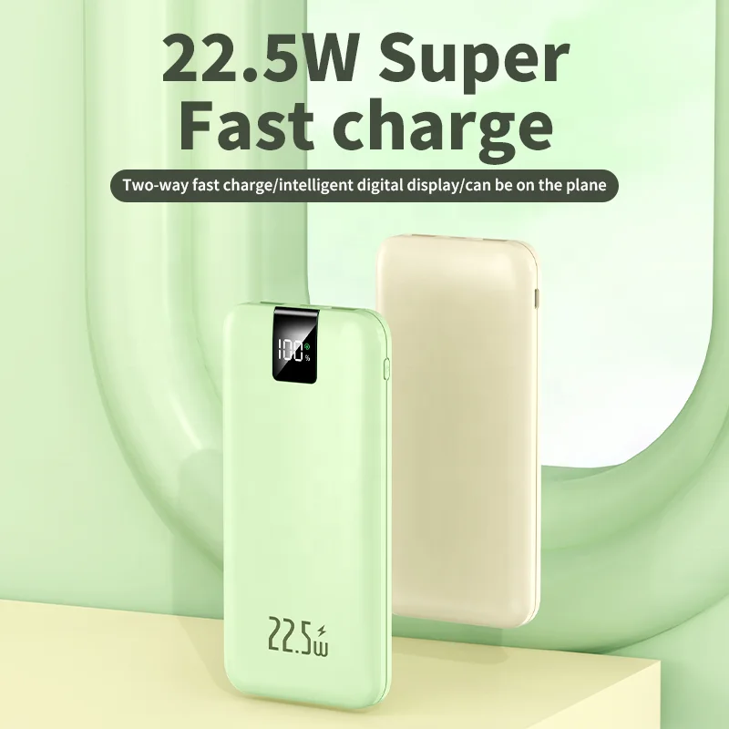 OEM logo 22.5wPD fast charging power bank for iphone 10000mah portable power banks new product ideas 2024 electronics power bank