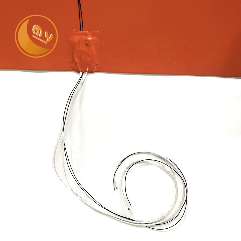 220V 3D Printer Heated Bed 300*300mm Flexible Electric Heating Pad Silicone Rubber Heater with Ntc