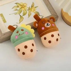 Bag Pendant Doll plush Bubble Tea Cup Cute Stuffed Boba Tea Toy Cartoon Plush Key chain