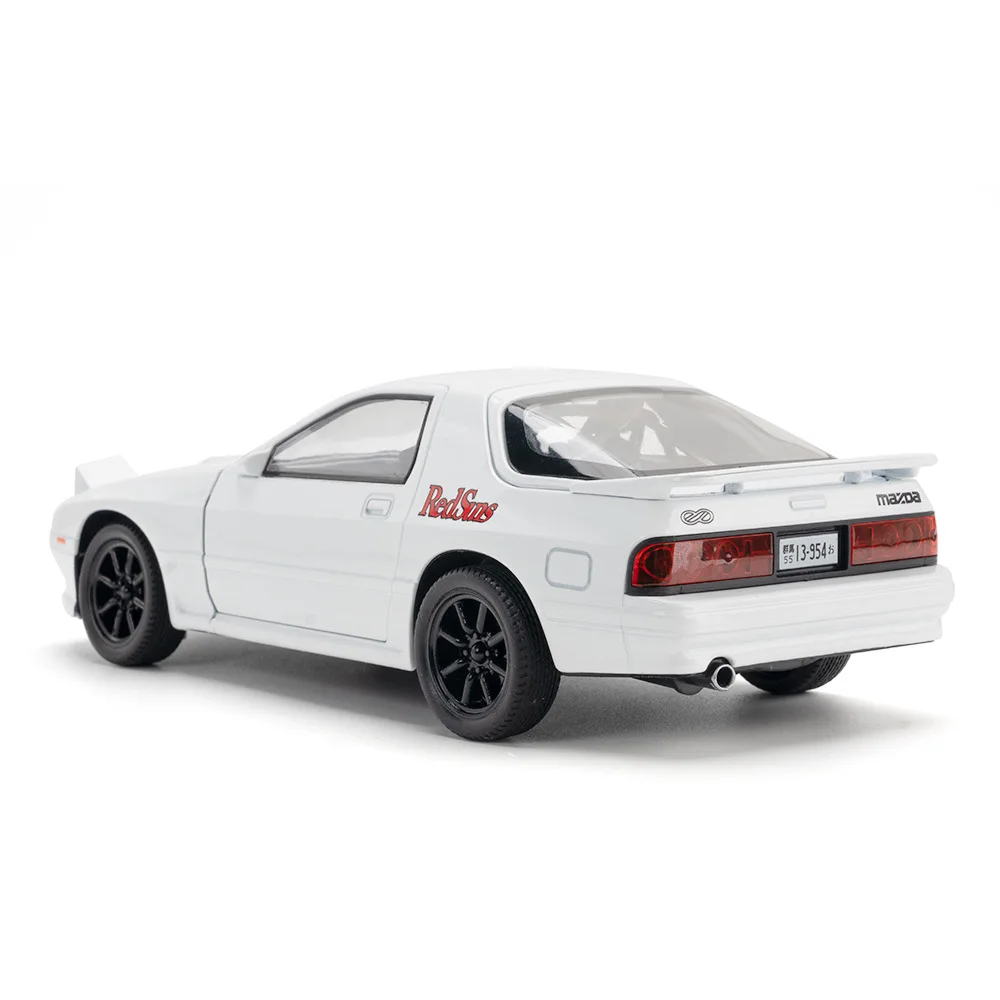 NEW 1:24 RX7 Alloy Car Model Toy Diecast Model With Sound And Light