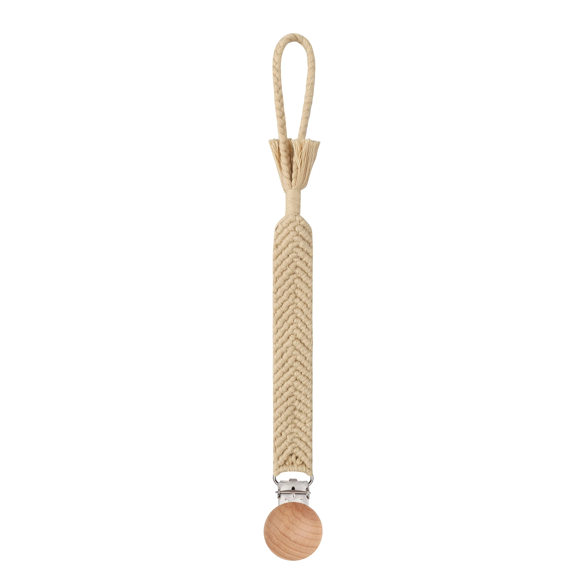 Factory Directly sales Baby Crochet Bunny Rabbit Teether Rattle With Bells Weave Pacifier Clip Wooden Rings Baby Toys Suit Set