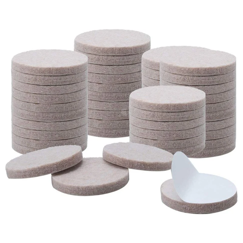 Hot Selling 2021 Soft Felt Floor Desk Furniture Round Pot Pads Custom Logo