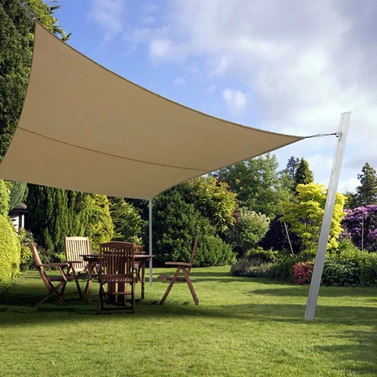 Heavy Duty UV Block UV Resistant Sunshade Sail Triangle Awning Fabric Outdoor Patio Garden Shading Sun Shade Sail for Gardens