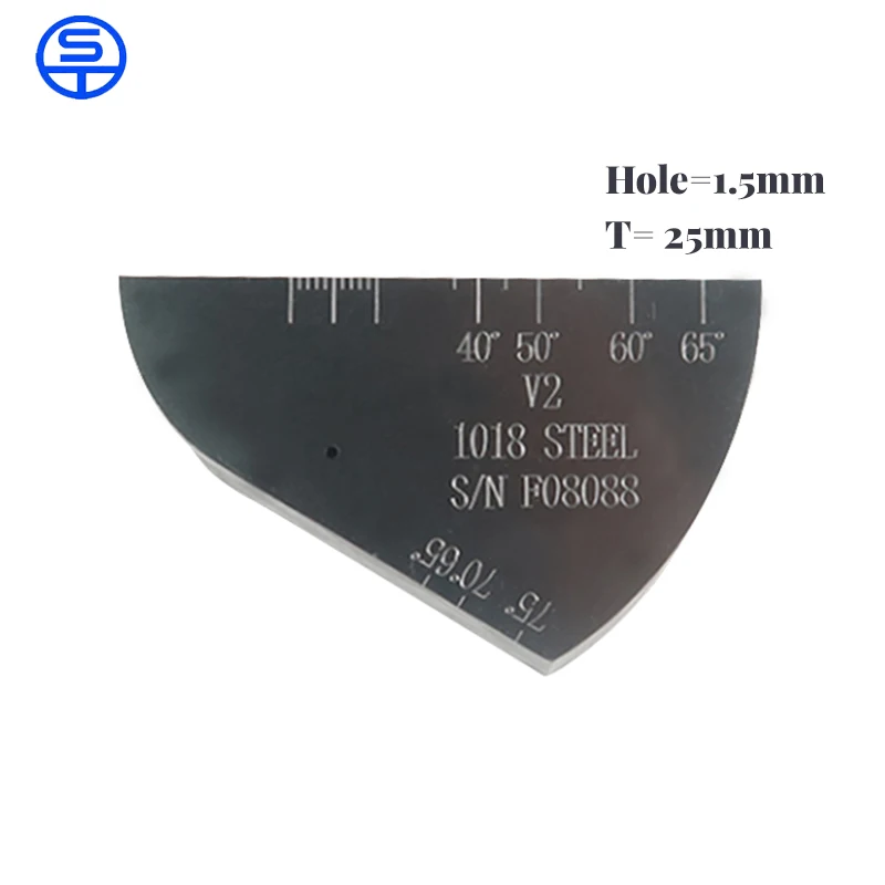 Standard Carbon Steel Ultrasonic Calibration Block V2