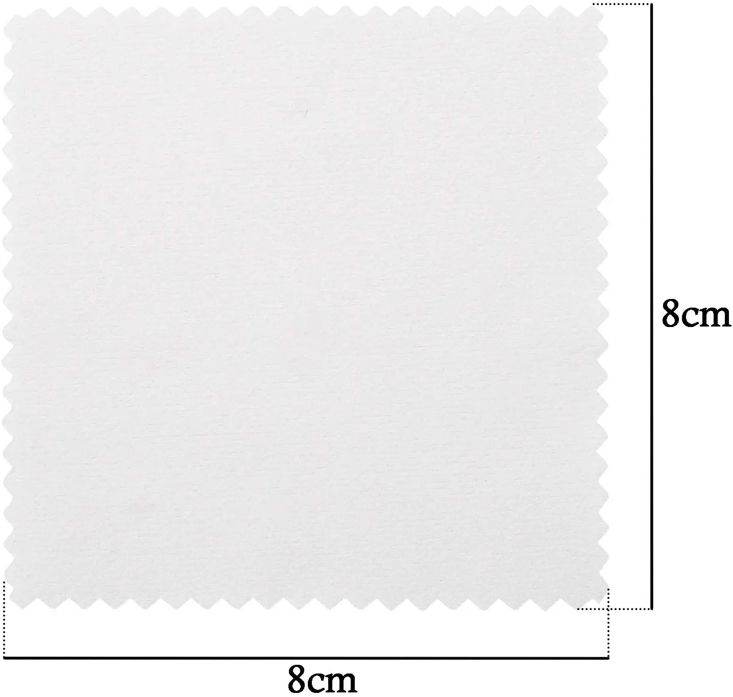 Microfiber Polishing Cloth Jewelry Watch Eye Glasses Cleaning Cloth Sterling Silver Ready Goods 8*8cm White Customized Welcomed