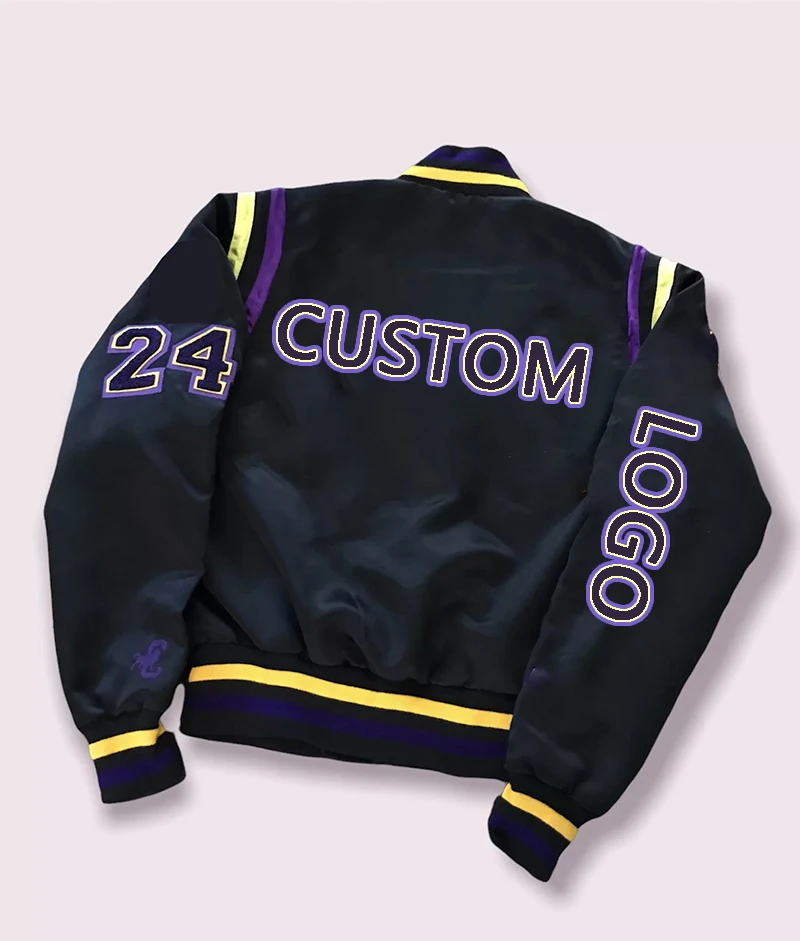 black man jackets college vintage plain men embroidery custom manufacturer crop women high quality varsity jacket