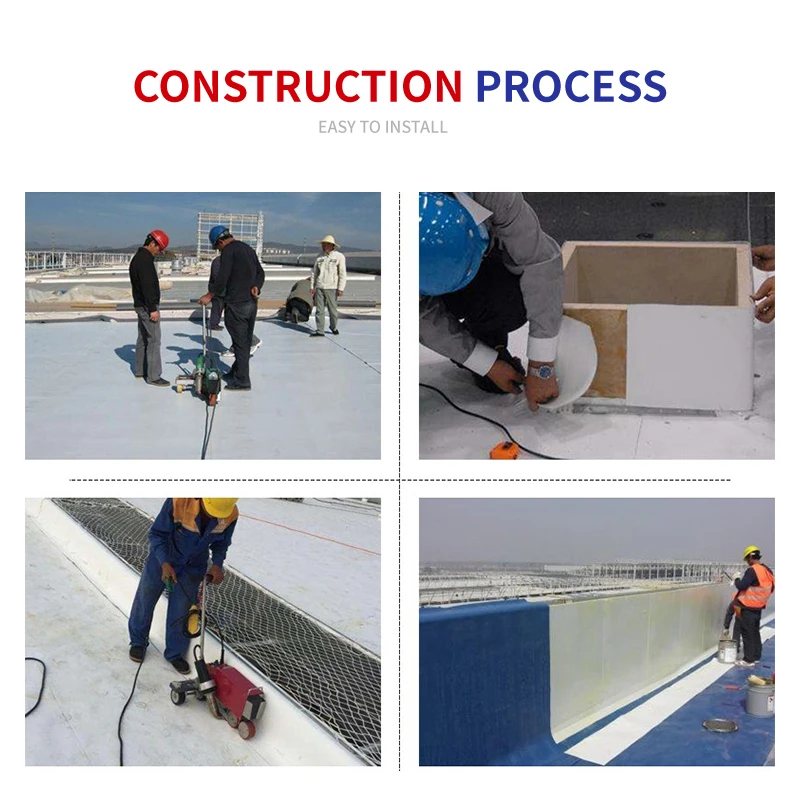KINTOP 1.2mm PVC Waterproofing Heat Resistant Sheet Modern Design Butyl & TPO Membrane Roof for Construction 20m Length