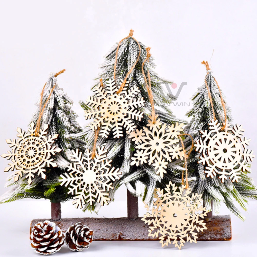 Home Decoration Unfinished Crafts DIY Wooden Holiday Pendantsholiday Wedding Party Gifts Custom Europe Wood Irregular Logo