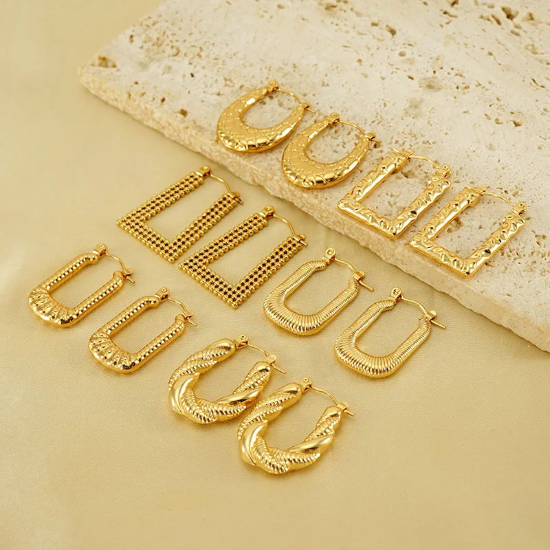 discount no fade stainless steel fancy earring tarnish free bijoux discount togo congo jewelry