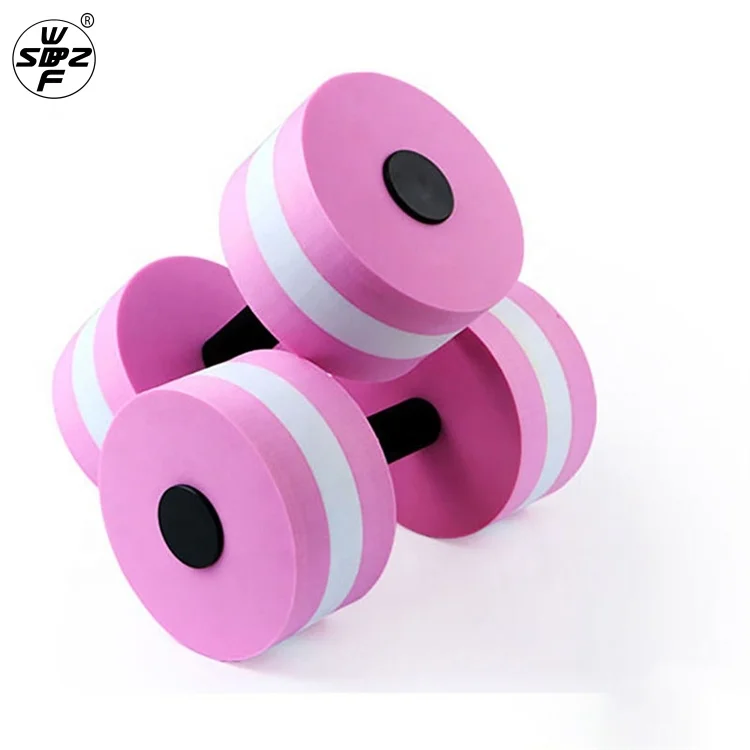 Water Dumbbells Cylinder EVA Foam Aqua Workouts Training Aquatic