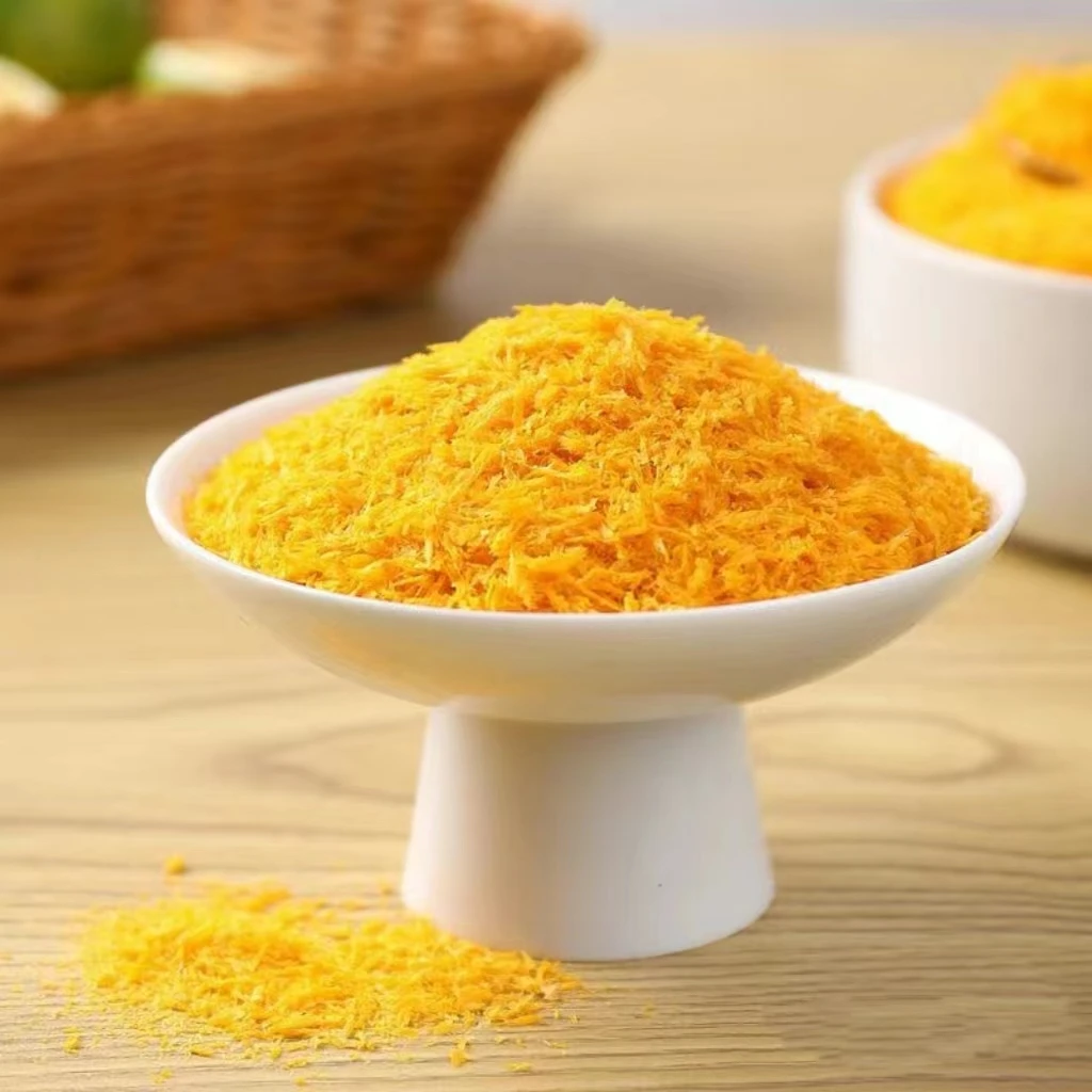 Various sizes of bread crumbs, fermented crumbs, puffed crumbs