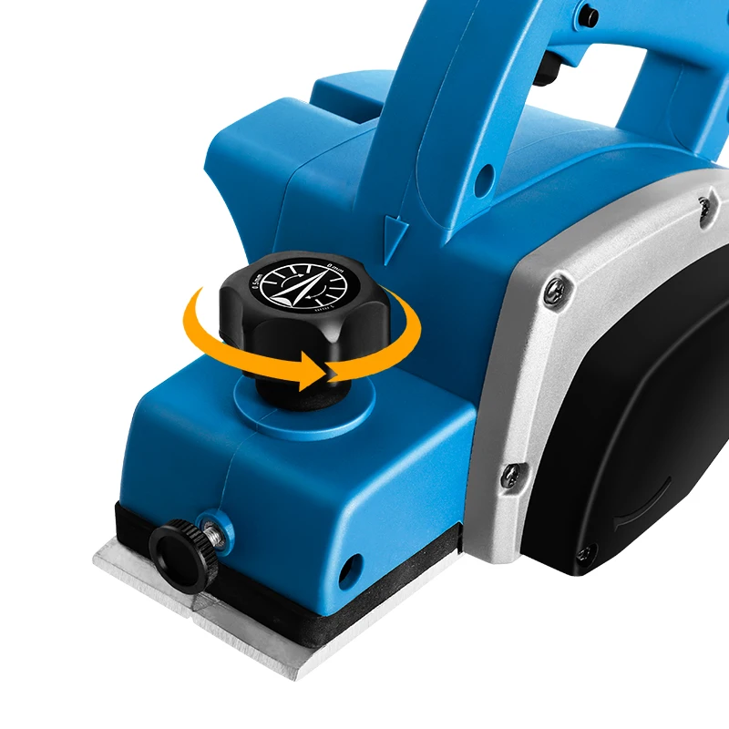 LUXTER ELuxter Electric planer with planing width 82mm and adjustable different planing depth 0-1mm for smooth surface of wood